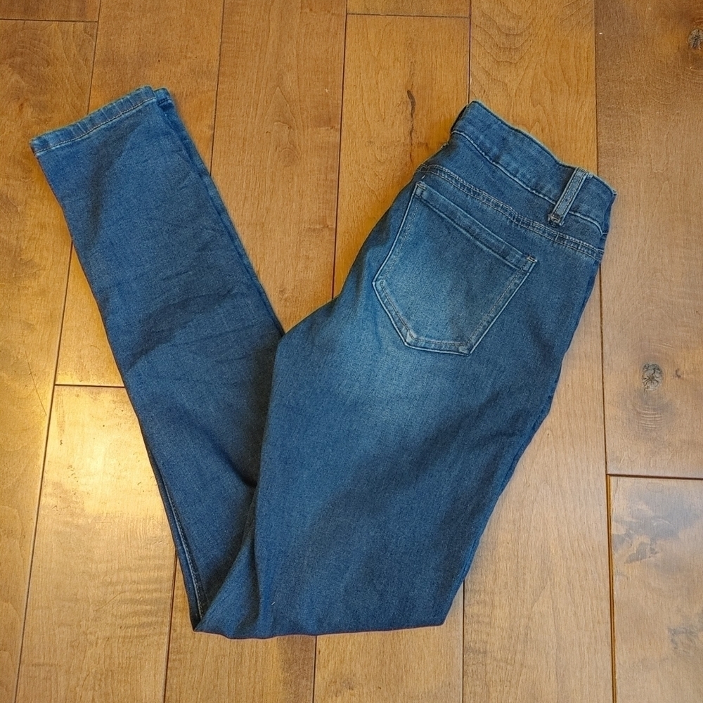 Wax Jean Skinny Stretch Jean size 9 blue
